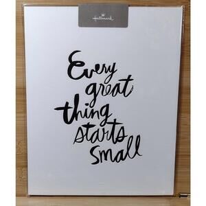 Inspirational Wall Art Print - "Every Great Thing‎ Starts Small"